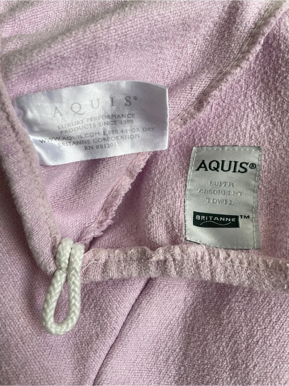 AQUIS Super Absorbent Towel, pink